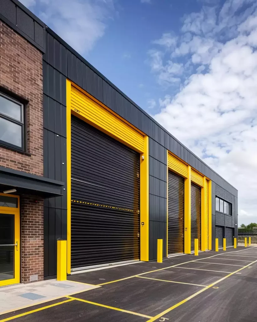 Storage Unit from the outside which has had a TM44 inspection completed